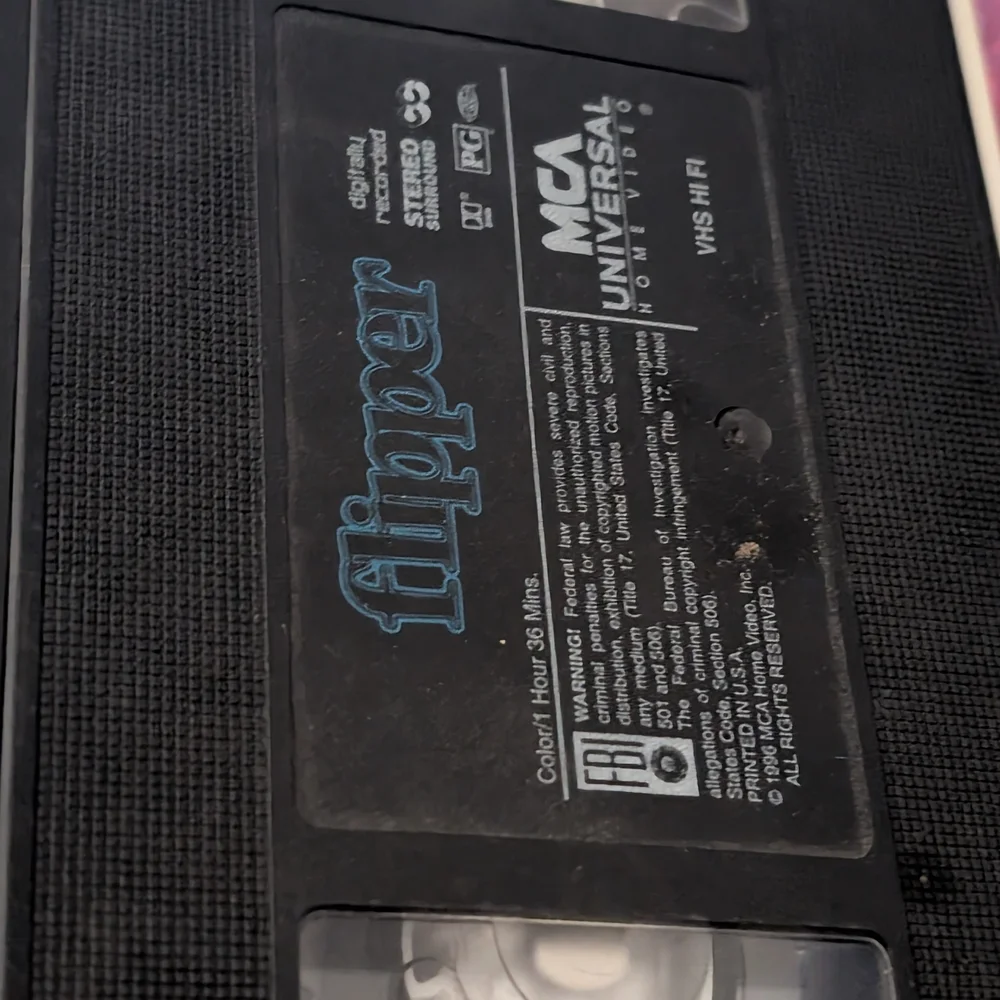 Flipper VHS Movie